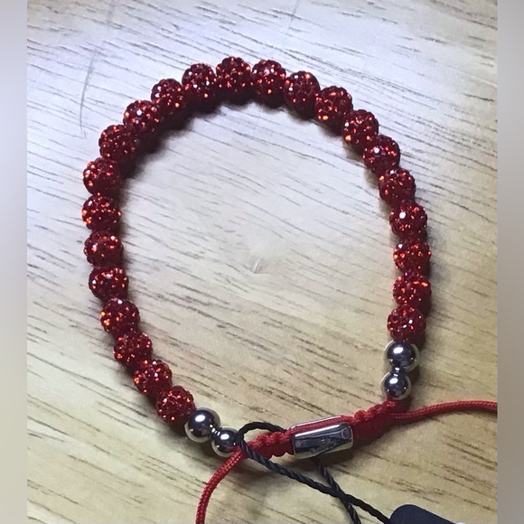 ❤️❤️ Mini Ruby Kikiballa Crystal x Red String Bracelet ❤️❤️ - Picture 3 of 5